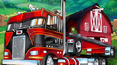 #1 TRUCKS! Peterbilt Cabover with trailer