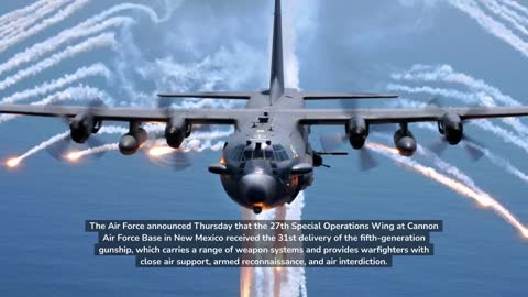 Last AC-130 J Gunship Delivered #shortsfeed #military