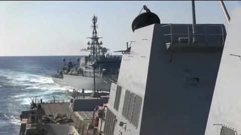 Aggressive Approach by a Russian by on Navy Ship on USS Furragut