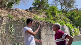 Video: ¡Qué peligro! Habitantes de La María, en riesgo por una piedra gigante