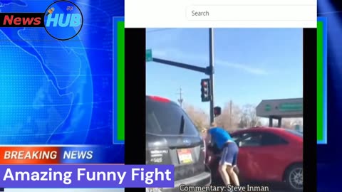 Amazing Funny Fight ON Road