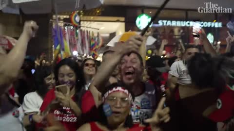 'I'm going to cry': euphoria on Brazil’s streets as Lula wins