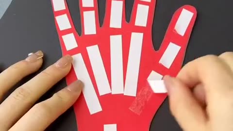 DIY Paper Cut Origami: Iron Man Hand