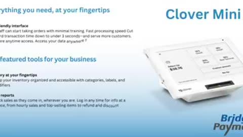 Clover Mini Solutions In Quebec | Bridgepayment.ca