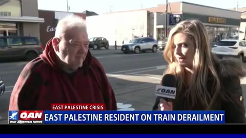 East Palestine resident on train derailment