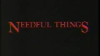 June 16, 1993 - TV Trailer for 'Needful Things'