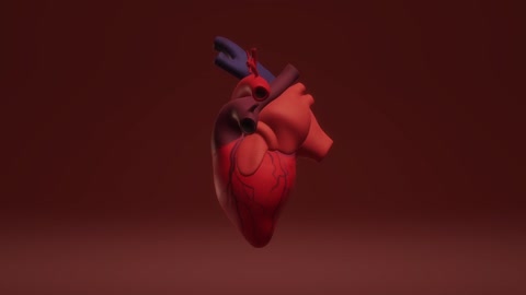 Heart medical treatment 3D animation