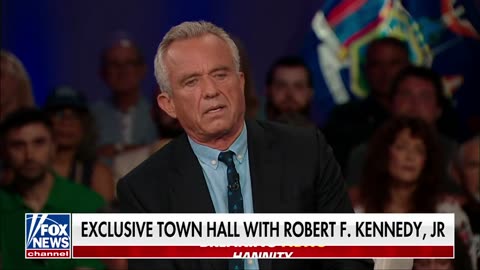 RFK Jr. pledges to end politicization of bureaucracy on day one, in 'Hannity' town hall.