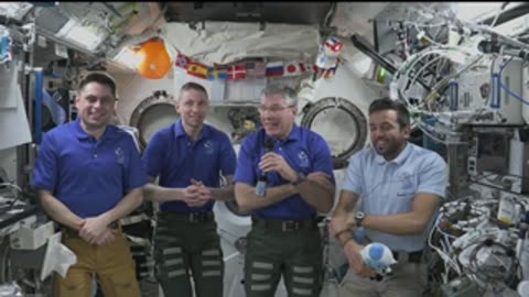 Expedition 69 NASA's SpaceX Crew-6 Talks with Media Before Station Departure - Aug. 23, 2023