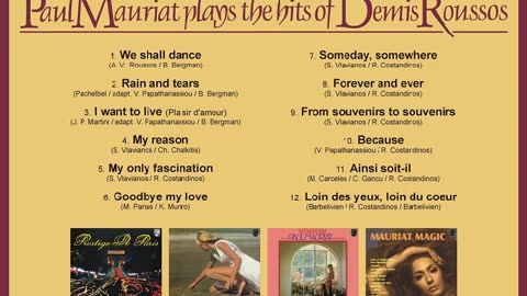 Paul Marriat - The Hits Of Demis Russos