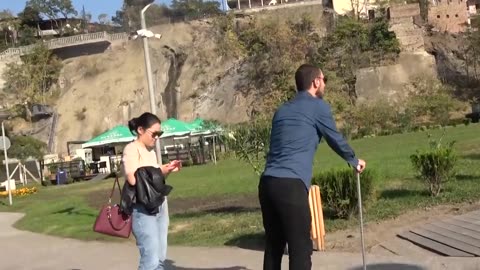 Blindman Farting in Public PRANK 💃💨 - Best of Just For Laughs - AWESOME REACTIONS