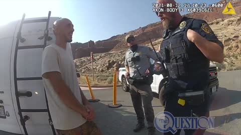 FULL BODY CAM of Moab UT PD traffic stop of Gabby Petito and Laundrie at on Aug 12, 2021