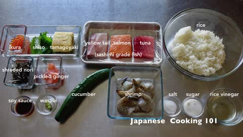 Chirashi Sushi Recipe - Japanese Cooking 101