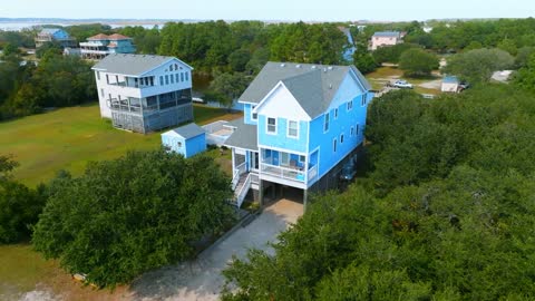 Aerial Video Tour - Heaven on Earth - V60525 in the 4x4 area of Corolla, NC