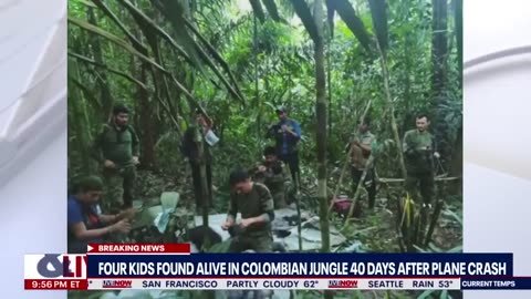 4 Colombian children rescued from jungle 40 days after plane crash | LiveNOW from FOX