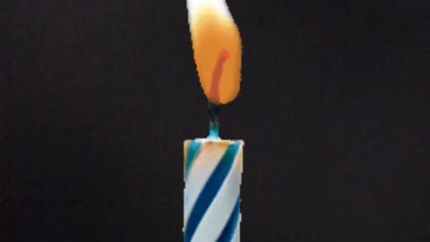 Happy Birthday candle