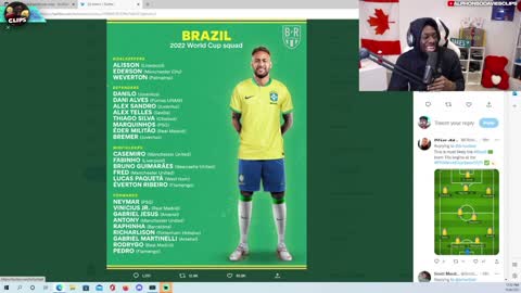 Phonzy Reacts to Brazil's World Cup Squad..