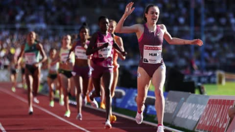 Laura Muir Wins Women’s 1500M at Stockholm Diamond League.