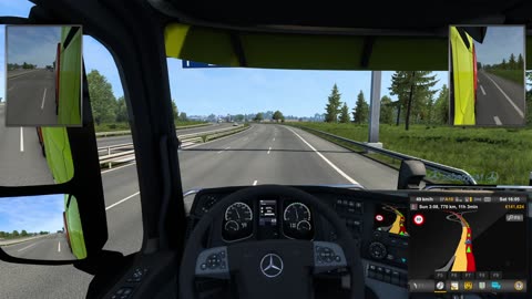 Euro Truck Simulator 2 Munich to Szeged in the Taramel truck