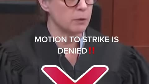 Motion to strike is denied and that hug between Johnny Depp and his lawyer