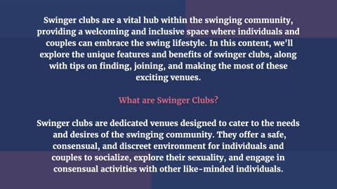 Unlocking the Magic: Making the Most of Your Swinger Club Experience