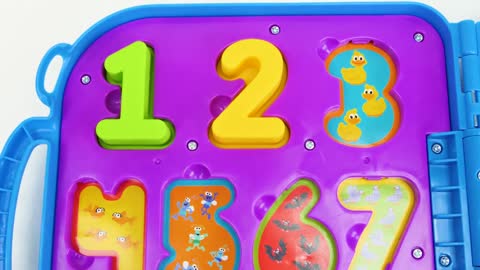 Cookie Monster Missing Numbers Educational Video for Toddlers!-13