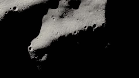 Shadows Near The Moon's South Pole