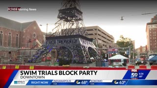 June 15, 2024 - Block Party in Downtown Indy as US Olympic Swim Trials Begin