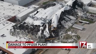 CRAZY: Pfizer Manufacturing Facility Gets Hit By Tornado