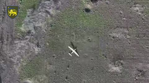 Incredible Footage of a Drone Strike on An Advanced Russian Light Aircraft or Long Range Drone