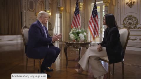 Body Language - President Trump and Candace Owens