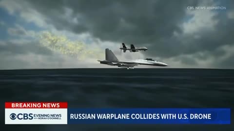 CBS channel simulated the fall of the American MQ-9 Reaper drone in the Black Sea