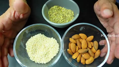 Almond Mix Cloves Recipe by Mr Herbal Quick Easy Breakfast Recipe صرف بادام اور سفید تل_360