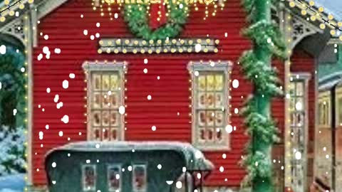 Peaceful Snowing - Relaxing Christmas Video