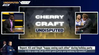 UNDISPUTED Skip & Shannon suggest Warriors to reunite the best duo Steph Curry & Kevin Durant