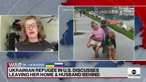 Family members help Ukrainian refugee get to US