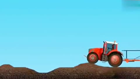 Principle of tractor leveling