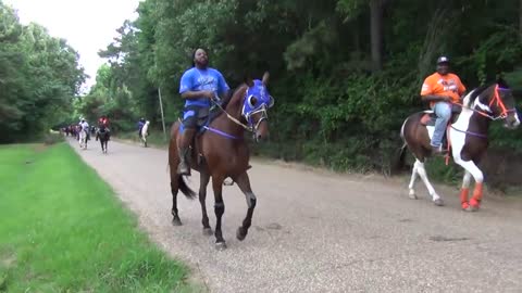 "BIG" Front Action Ryders Annual Walking Horse Trail Ride in Ogden, Arkansas-10