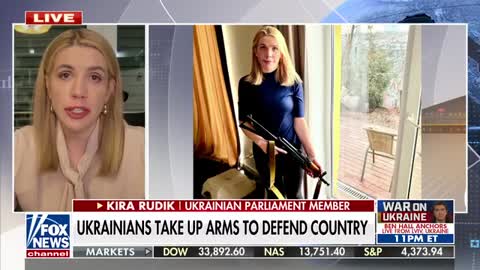 Ukrainian resistance is kicking Putin's a--- Kira Rudik - Fox News Video