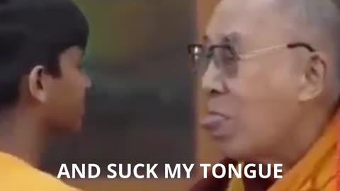 HE LIKES THE TONGUE - DALAI LAMAME