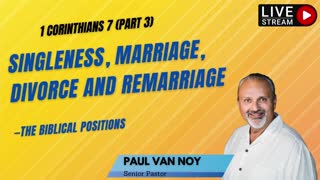 Marriage, Divorce, Remarriage - 12/11/22 LIVE