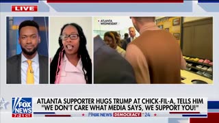 Black Woman Who Hugged Trump At Chick-Fil-A Fires Back At Critics