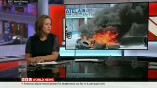 BBC correspondent in Kyiv interrupted as rockets strike city