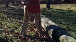 Shooting the Squirrel Rifle