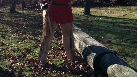 Shooting the Squirrel Rifle