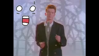 did you notice this in never gonna give you up ?