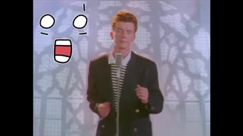 did you notice this in never gonna give you up ?