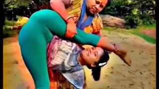 Viral video girls yoga