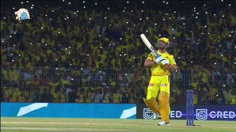 Dhoni hit 2 sixes in two ball #msdhoni #csk #ipl