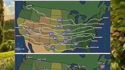 I can't believe l've gone my entire life not realizing the major interstates are in numerical order.